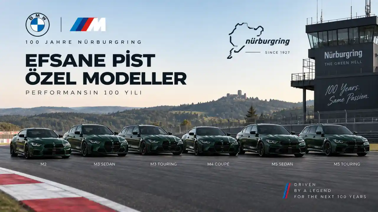 BMW’den Nürburgring’in 100. Yılına 6 Özel M Modeli: M2’den M5 Touring’e “Yeşil Cehennem” Serisi