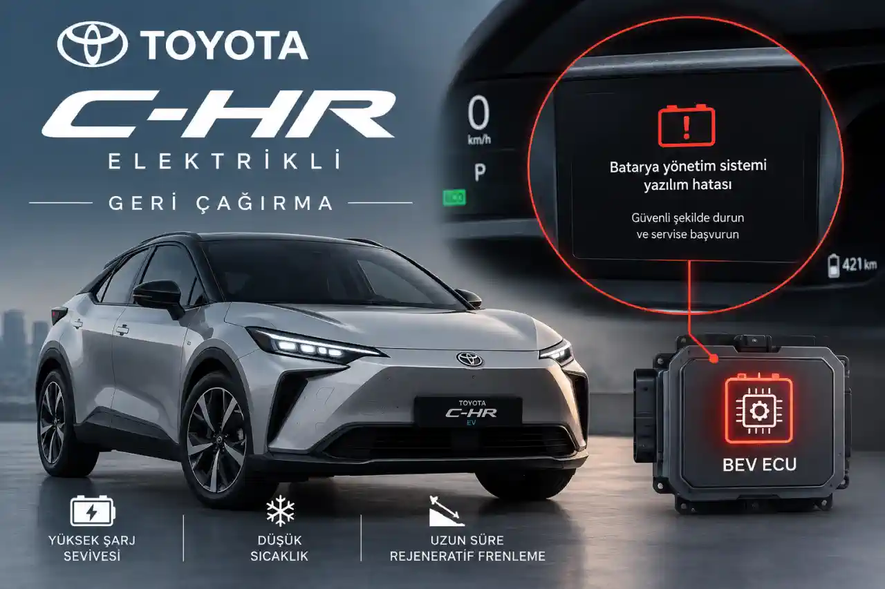 Toyota C-HR Yazılım Hatası Nedir? Seyir Halinde Güç Kesilebilir — Türkiye’deki C-HR’lar Etkileniyor mu?