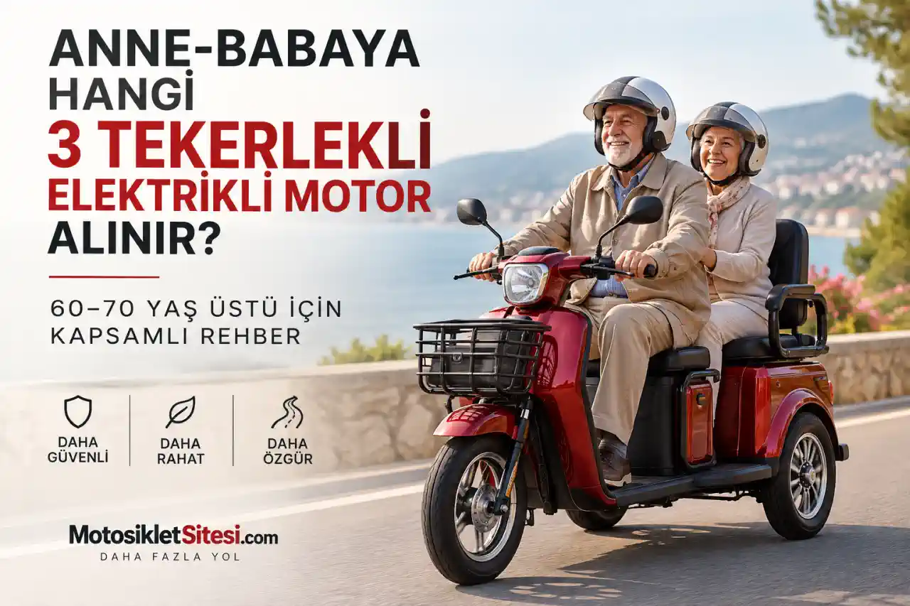 Anne-Babaya Hangi 3 Tekerlekli Elektrikli Motor Alınır? 2026’nın 15 Modelini Karşılaştırdık