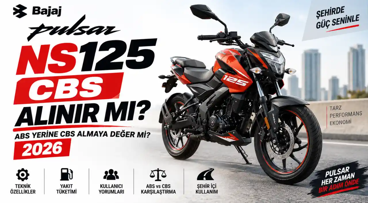 Bajaj Pulsar NS 125 CBS Alınır mı? ABS Yerine CBS Almaya Değer mi? – 2026