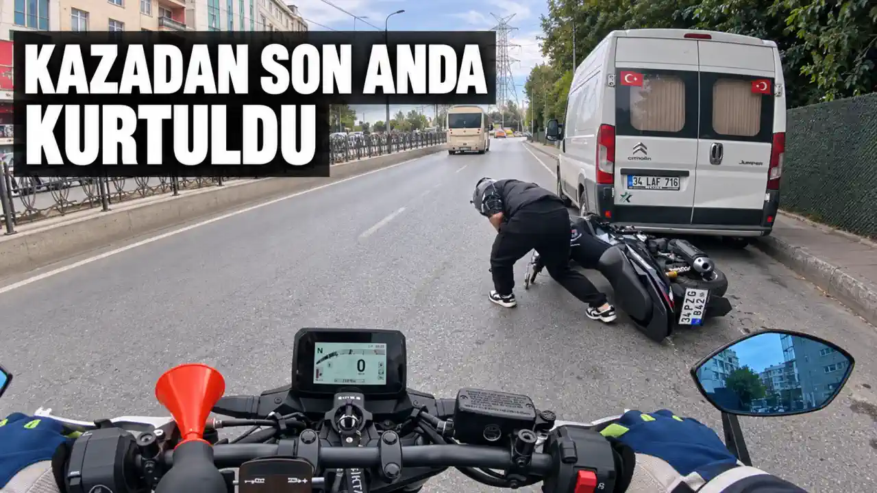 Kazadan son anda kurtuldu