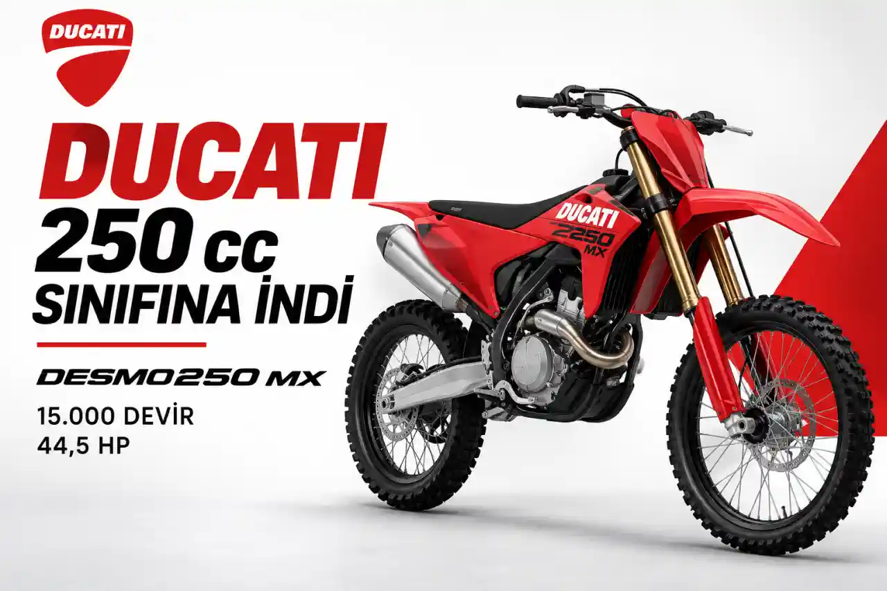 Ducati 250 cc Sınıfına İndi: Desmo250 MX 15.000 Devire Çıkıyor, 44,5 HP Üretiyor