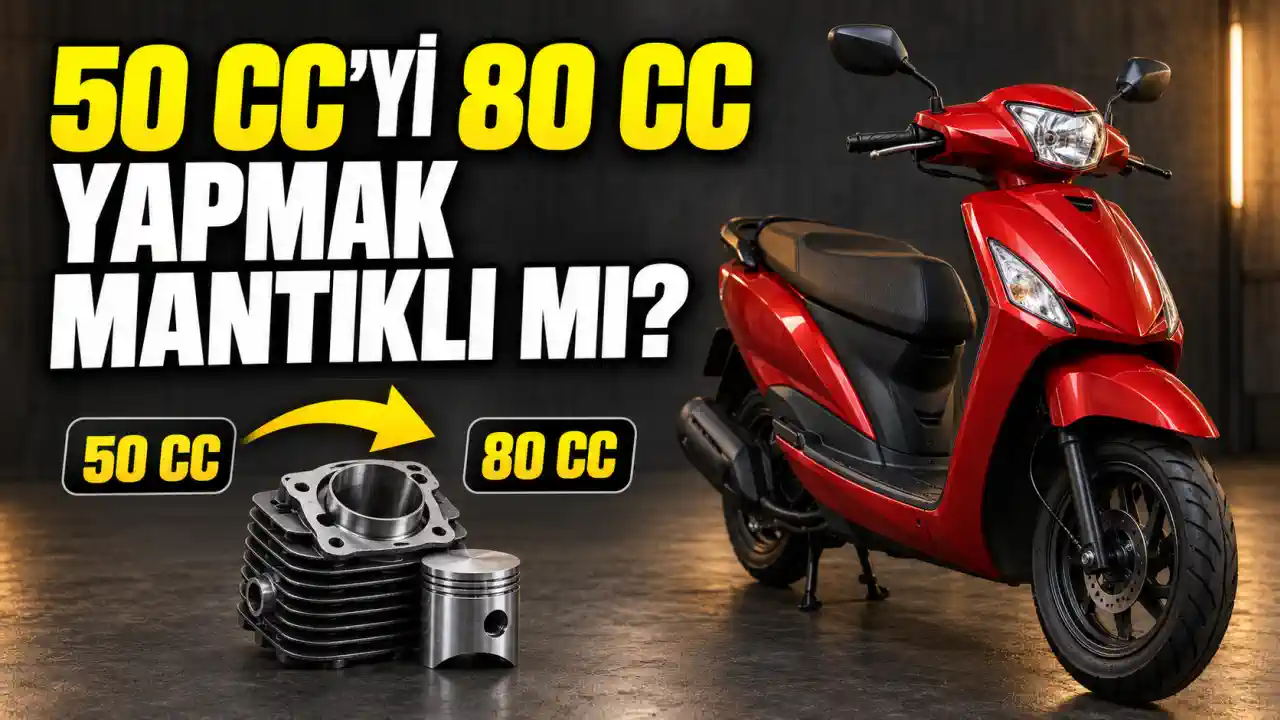 50 cc Motoru 80 cc Yapmak Mantıklı mı? Hız, Yakıt, Motor Ömrü ve Yasal Riskler