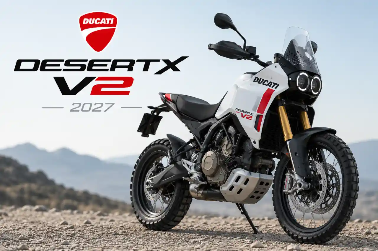Yeni Ducati DesertX V2: 890 cc Motor, 110 HP ve Baştan Aşağı Yenilenen Şasi