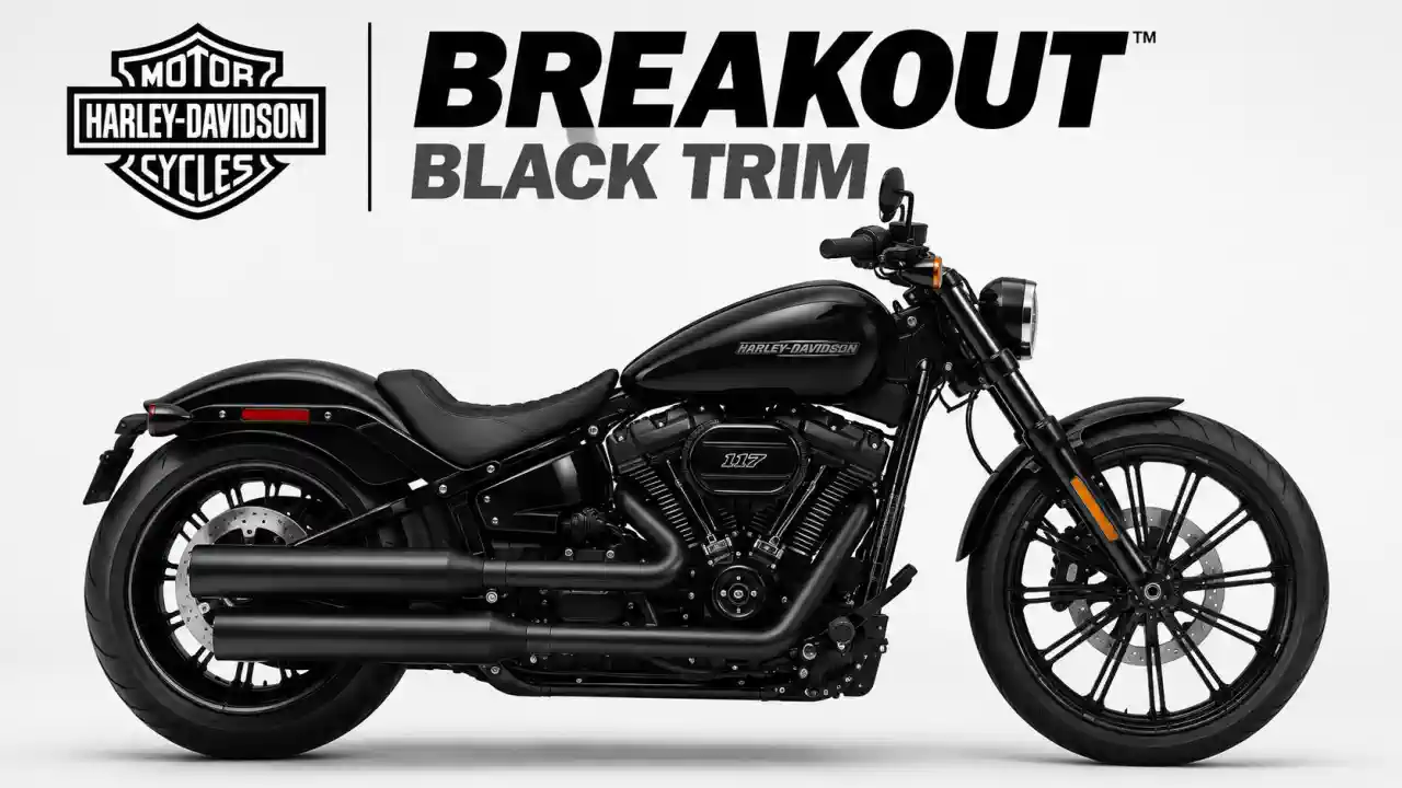 Harley-Davidson Breakout Tamamen Karardı: Yeni Black Trim Versiyonu Geldi