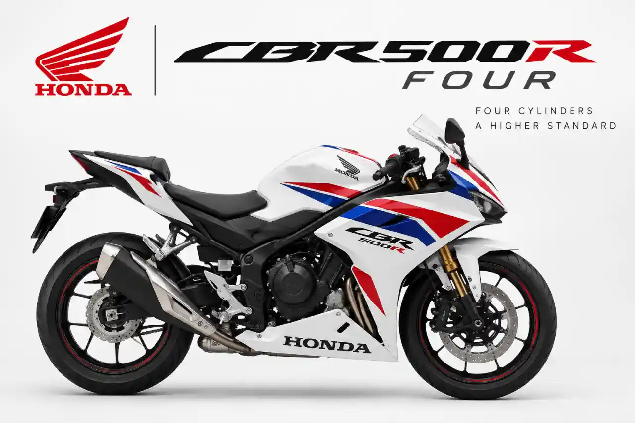 Honda CBR500R FOUR: 502 cc Dört Silindirden 71,8 PS