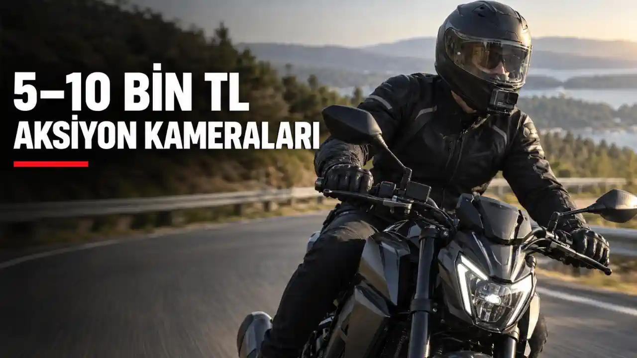 5–10 Bin TL Arasında Motosiklet İçin En İyi 10 Aksiyon Kamerası