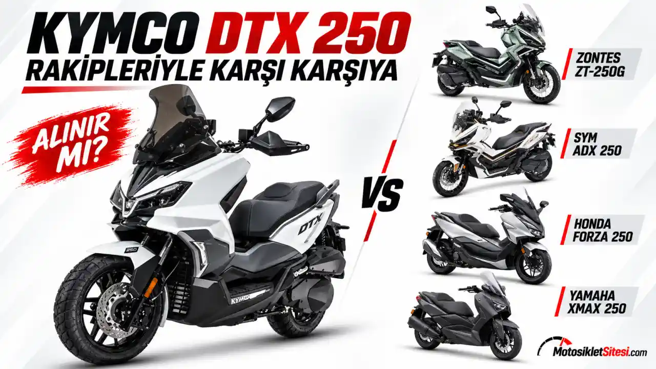 Kymco DTX 250 Alınır mı? Teknik Özellikleri, 2026 Fiyatı, Rakipleri ve Türkiye’deki İlgisi