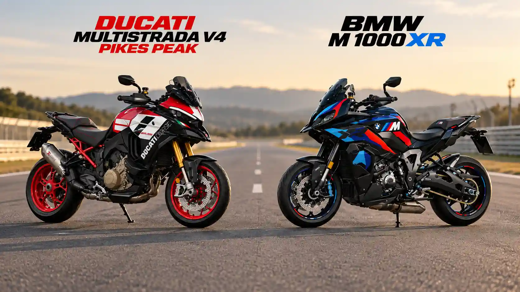 2027 Ducati Multistrada V4 Pikes Peak vs BMW M 1000 XR: 170 HP V4 mü, 201 HP M roketi mi?
