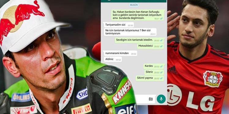 Kenan Sofuoğlu'na, Hakan Çalhanoğlu'ndan Whatsapp Şoku ile ilgili Fenomenlerden Espriler
