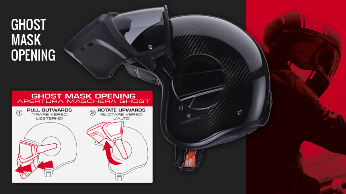 2017 Caberg Ghost kasklar Shark Raw'a rakip mi olacak