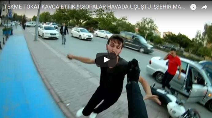Şehir Magandaları, bisiklet yolunda gitsene dedi, kavga çıktı