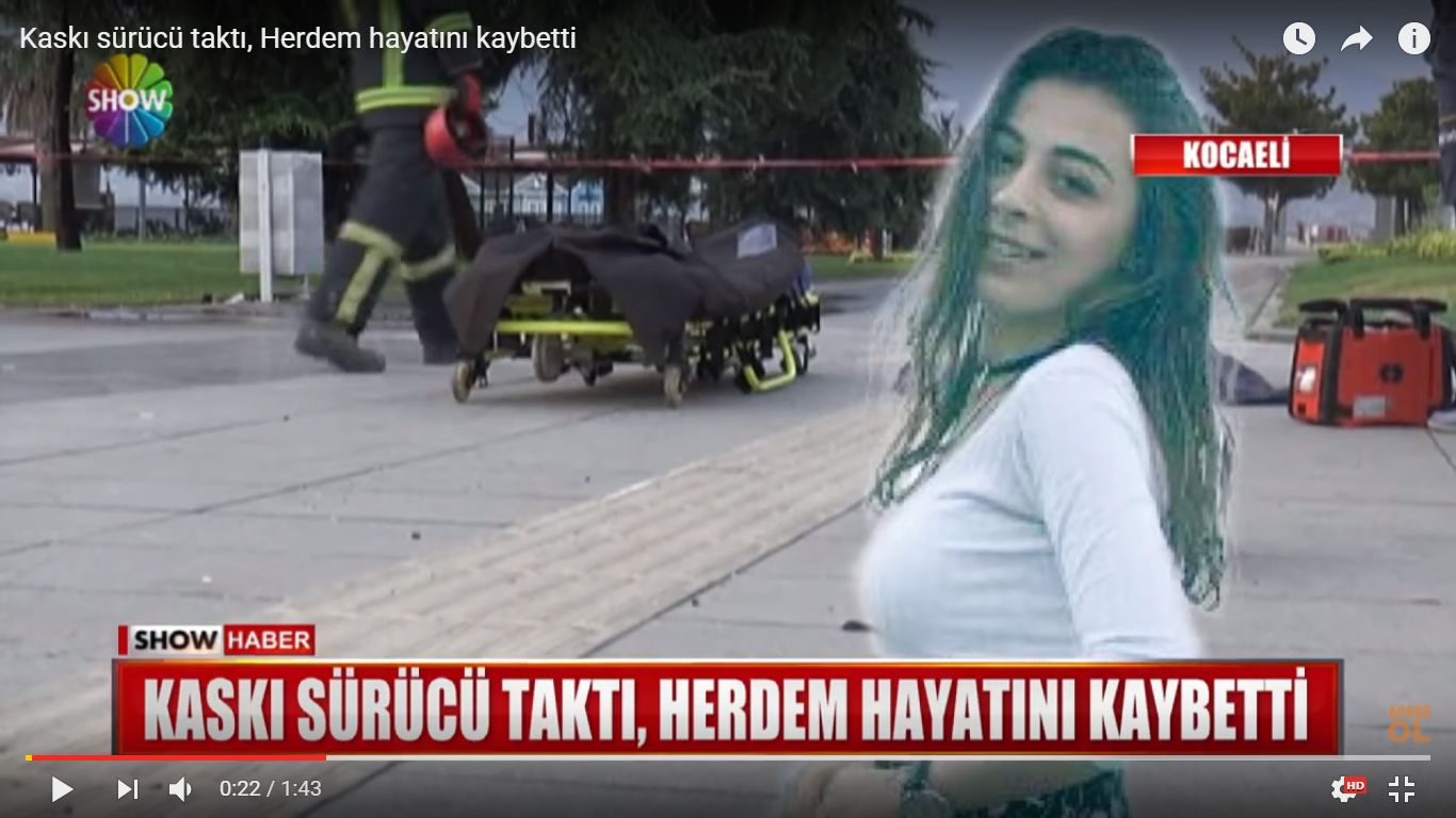 Kaskı Sürücü Taktı, Herdem Hayatını Kaybetti