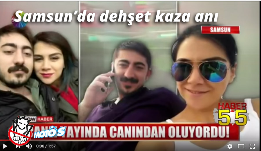 Samsun'da dehşete düşüren kaza anını eşi anlattı