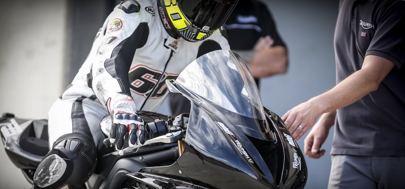 Triumph Moto2 Test