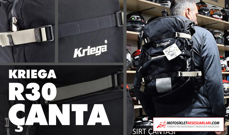 Motosiklet Sırt Çantası Tavsiye -  Kriega 30 Litre