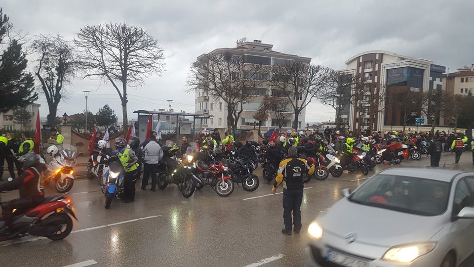 KOD 16 Bursa Şehitler için sürdü