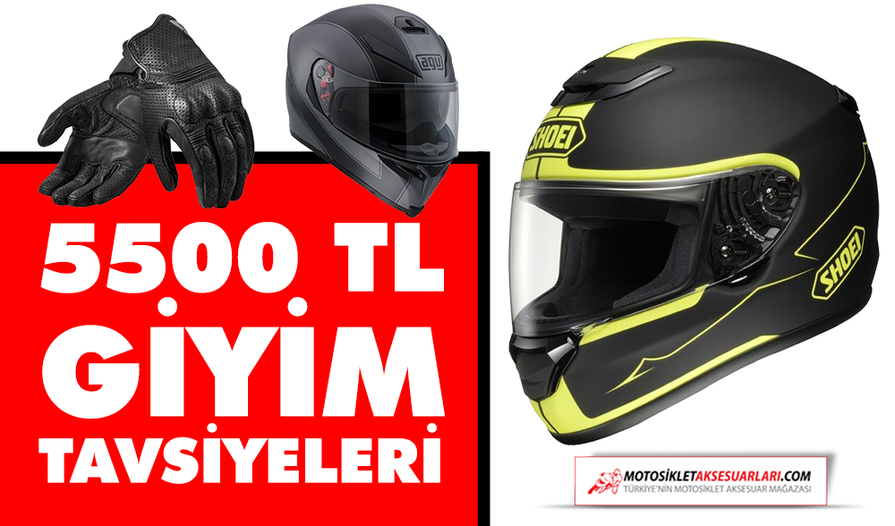 5500 TL Motosiklet Giyim Tavsiyesi