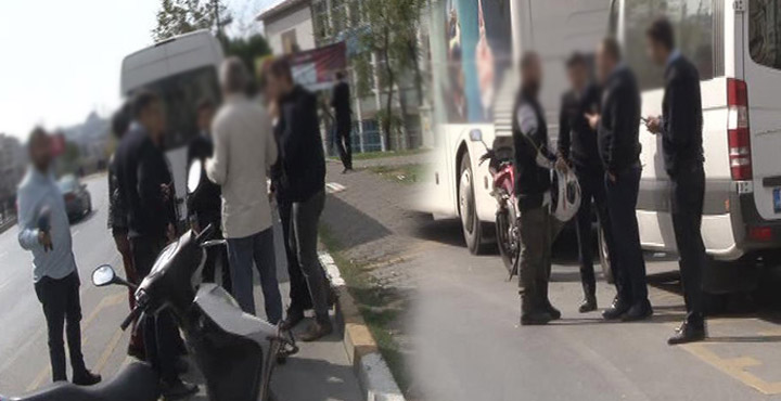 Motosiklet Gaspı Son Anda Önlendi