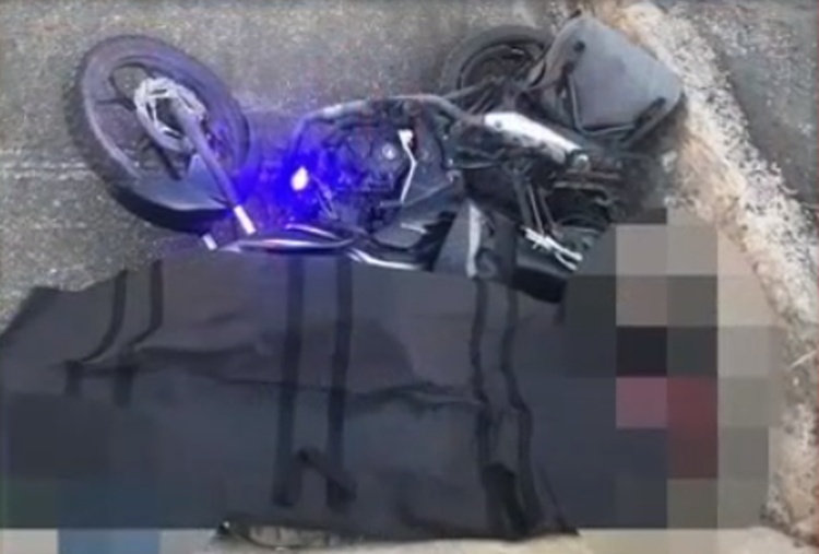 Balayı kazası motorcu çifti birbirinden ayırdı