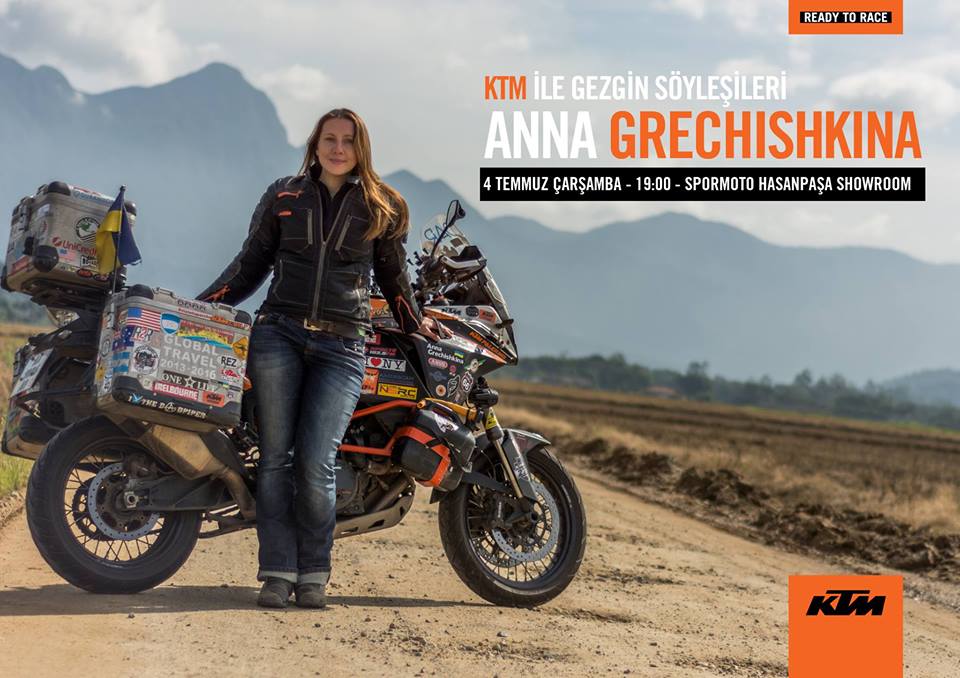 KTM ile Gezgin Söyleşileri, Anna Grechishkina İstanbul’da
