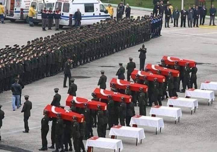 Şehitlerimizin Ruhlarınız şad, Mekanlarınız Cennet Olsun.