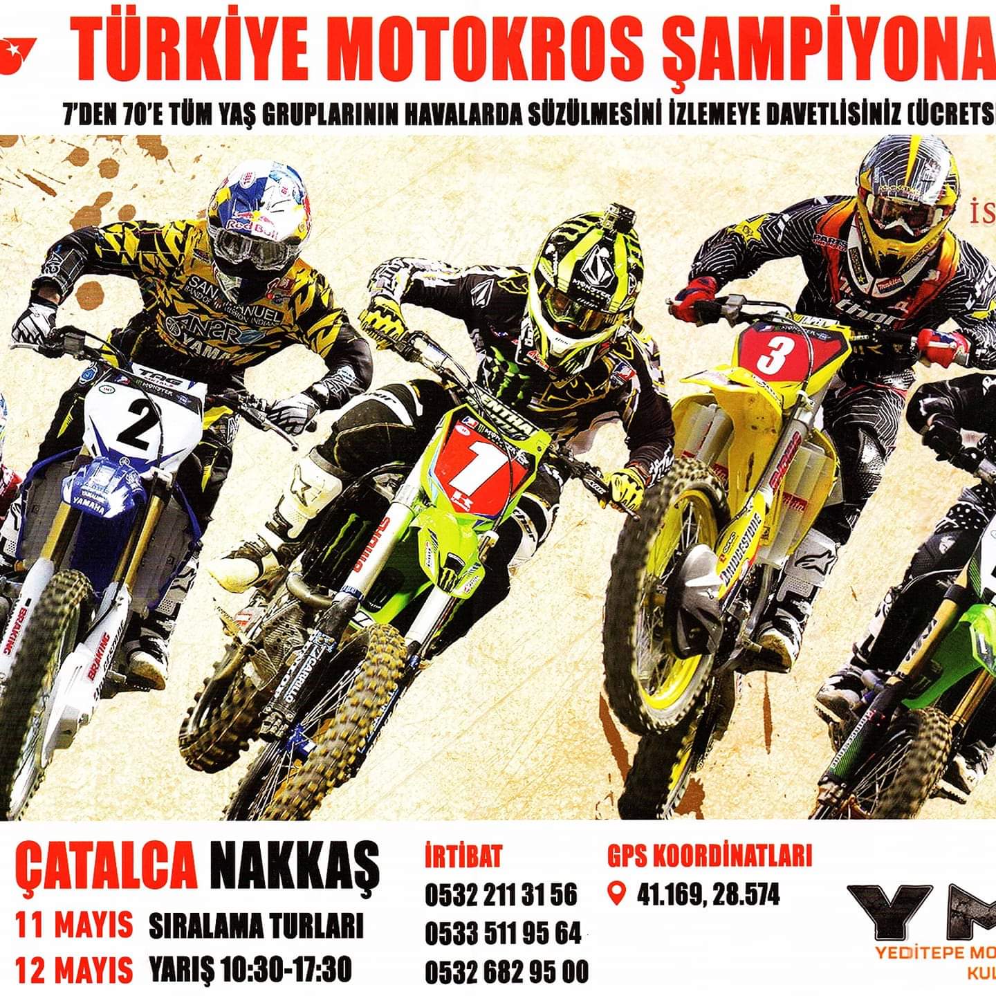 Türkiye motokros şampiyonası 11, 12 Mayıs