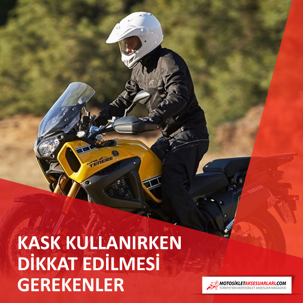 Motosiklet Kaskı Alırken ve Kullanırken Dikkat Edilmesi Gerekenler