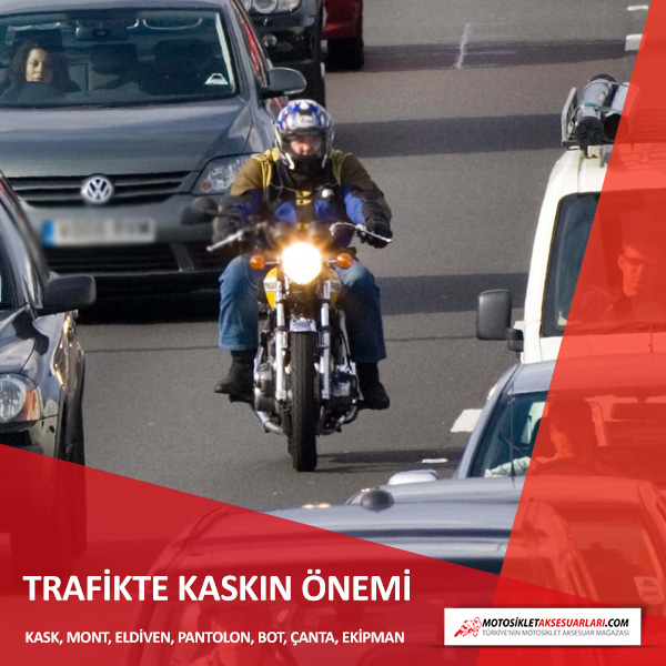 Trafikte Motosiklet Kaskının Önemi