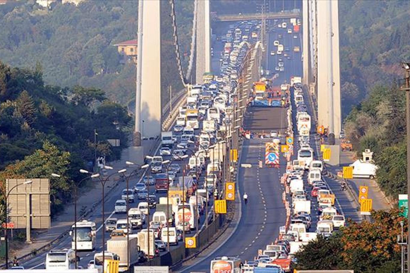 FSM Köprüsü tüm şeritleri trafiğe açıldı