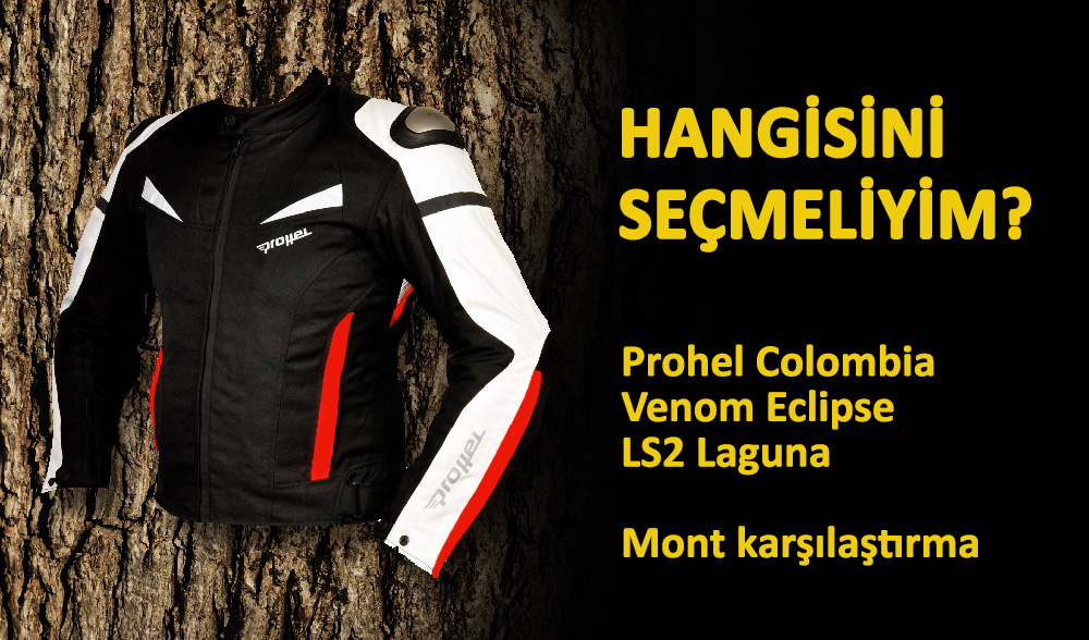 Prohel Colombia, Venom Eclipse, LS2 Laguna Mont karşılaştırma