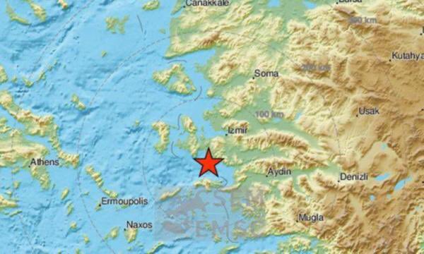 Deprem İzmir'de 4.3 olarak hissedildi