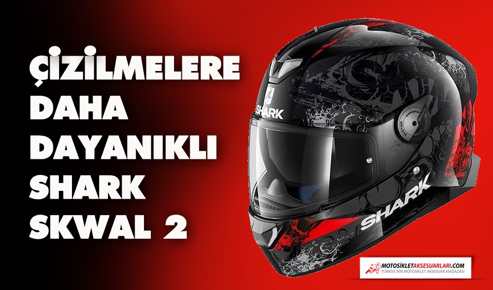 Çizilmelere Daha Dayanıklı Shark Skwal 2, Ledli Kasklar