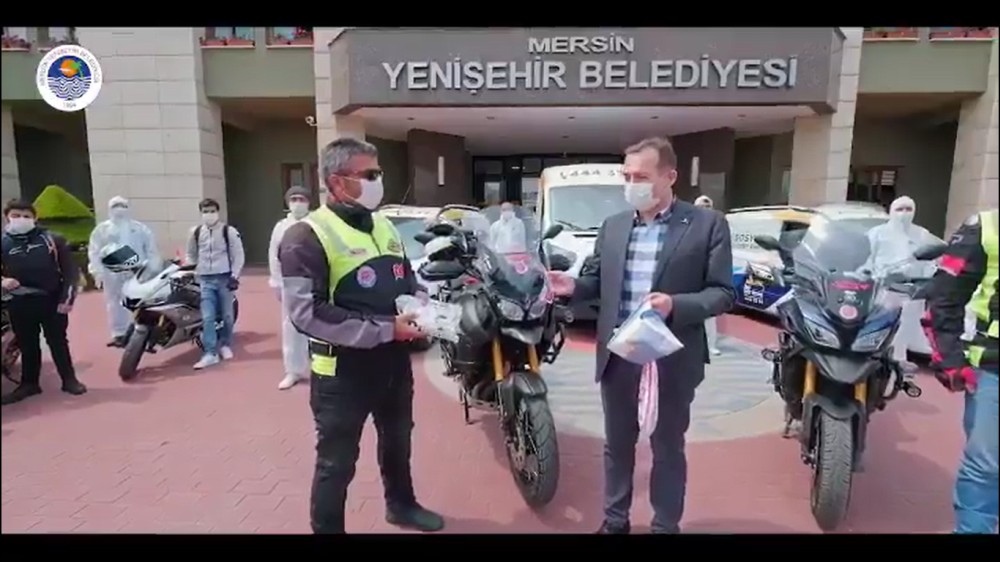 Mersin Yenişehir Belediyesine Destek, Mersin Motosiklet Spor Kulübünden