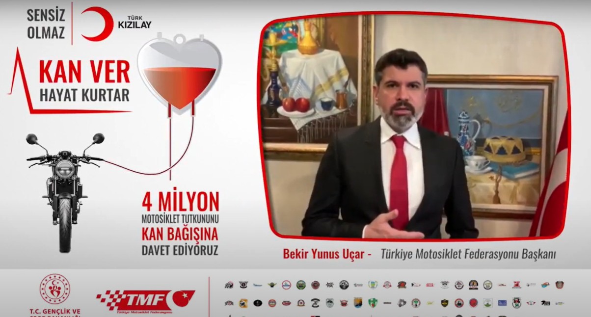 Tüm Motosiklet Tutkunlarını Kan Bağışına Çağırıyoruz