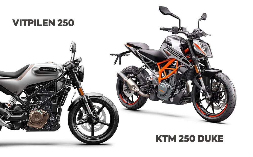Husqvarna Vitpilen 250 vs KTM Duke 250