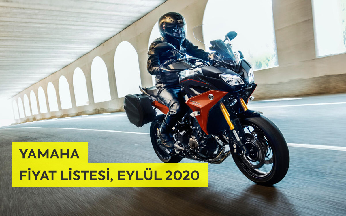 Yamaha Fiyat Listesi, Eylül 2020
