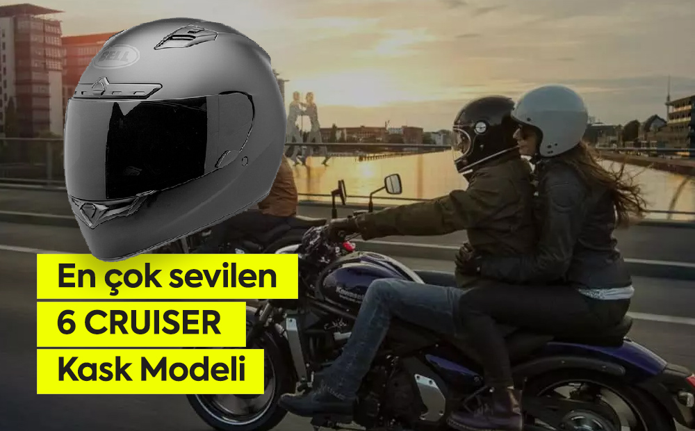 En çok sevilen 6 Cruiser Motosiklet Kaskı