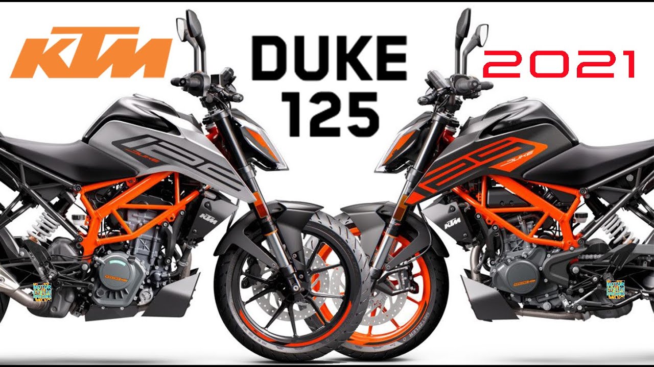 2021 new livery KTM 125 Duke color range