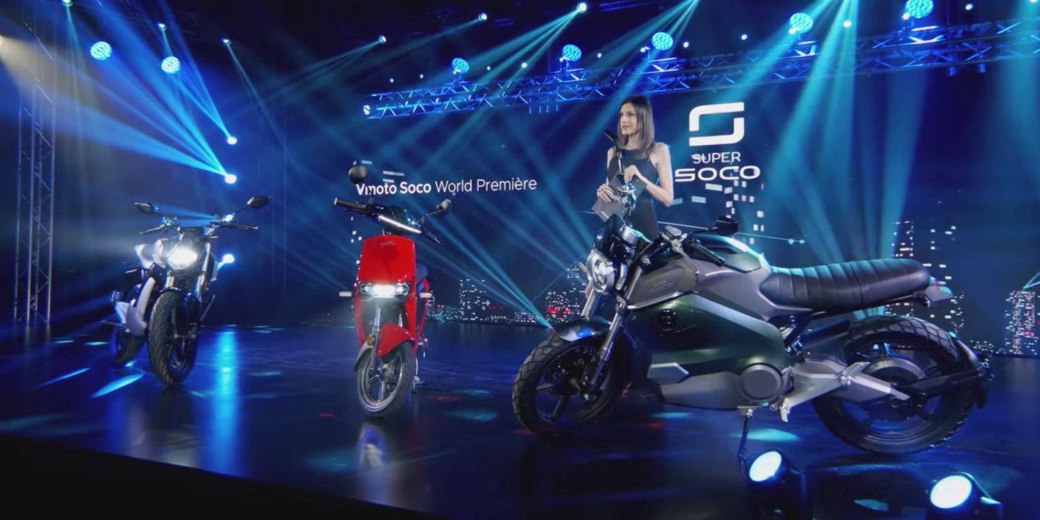 Vmoto Super Soco, 2021 için üç yeni elektrikli motosiklet modelini tanıttı