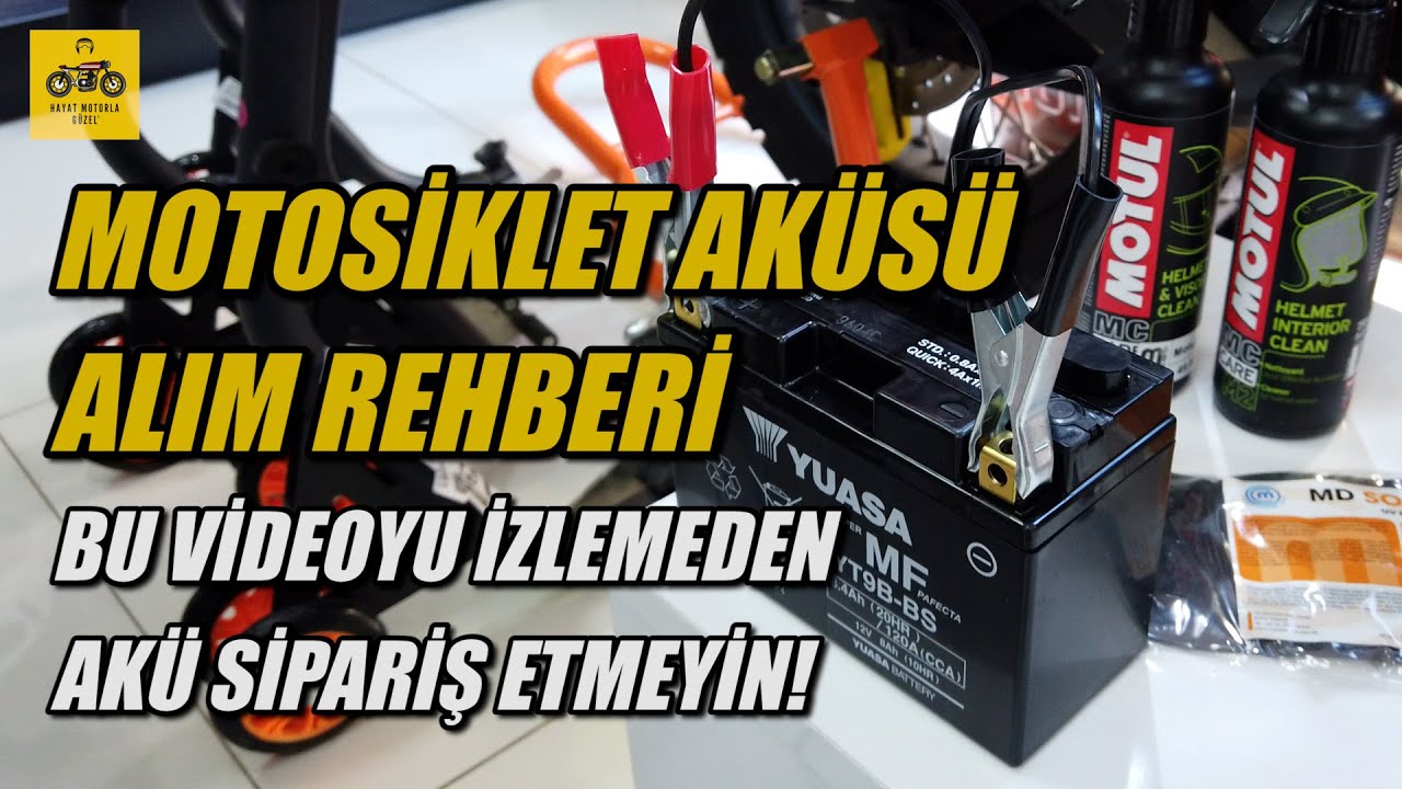 Motosiklet Aküsü Alım Rehberi - Hayat Motorla Güzel Kanalı