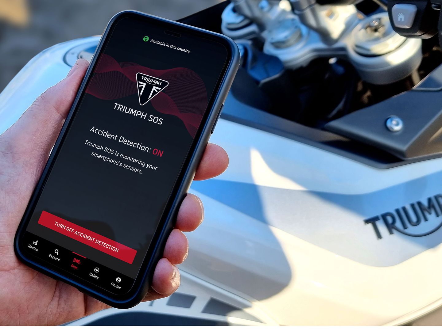 Triumph SOS Uygulaması Tanıtıldı