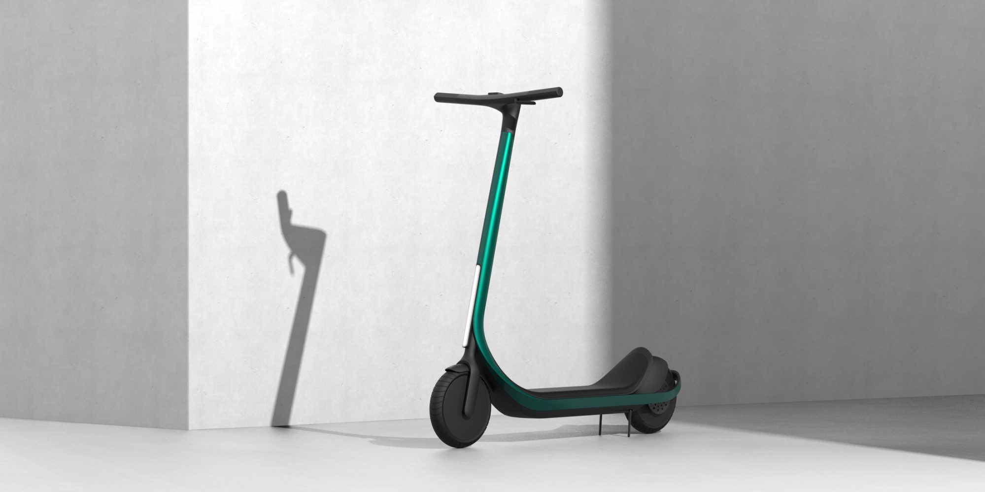 Bu yeni çift motorlu karbon fiber elektrikli scooter, tam boyutta ve 3D olarak basılmıştır