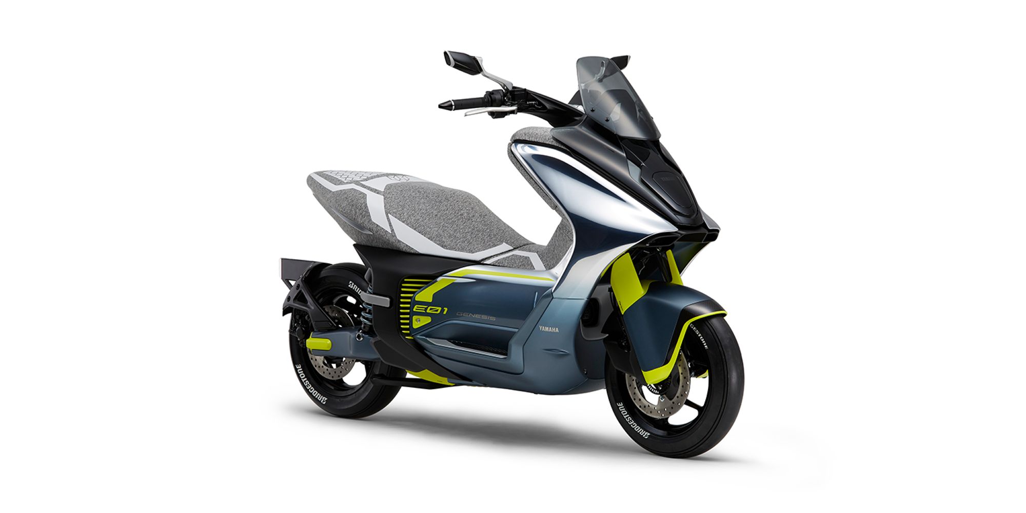 Yamaha'nın yakında çıkacak olan yüksek güçlü elektrikli scooter'ı E01