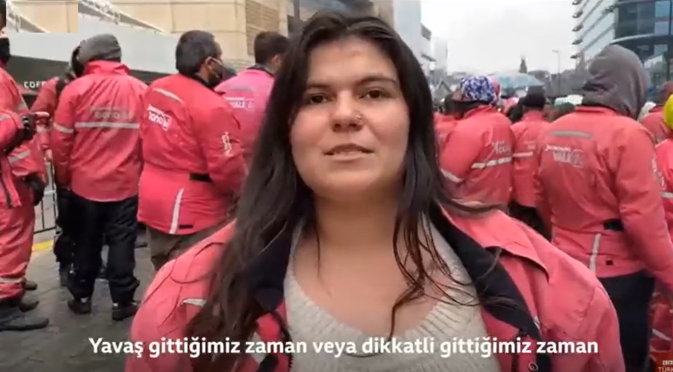 Yemeksepeti çalışanları esnaf kuryeliği anlatıyor