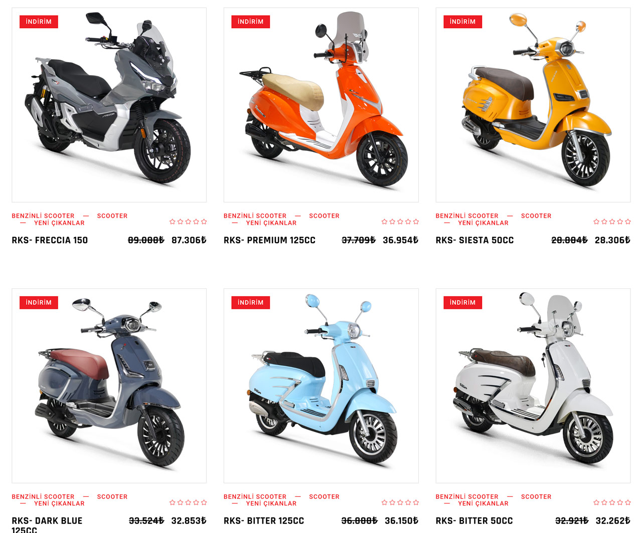 RKS Motosiklet Fiyatları