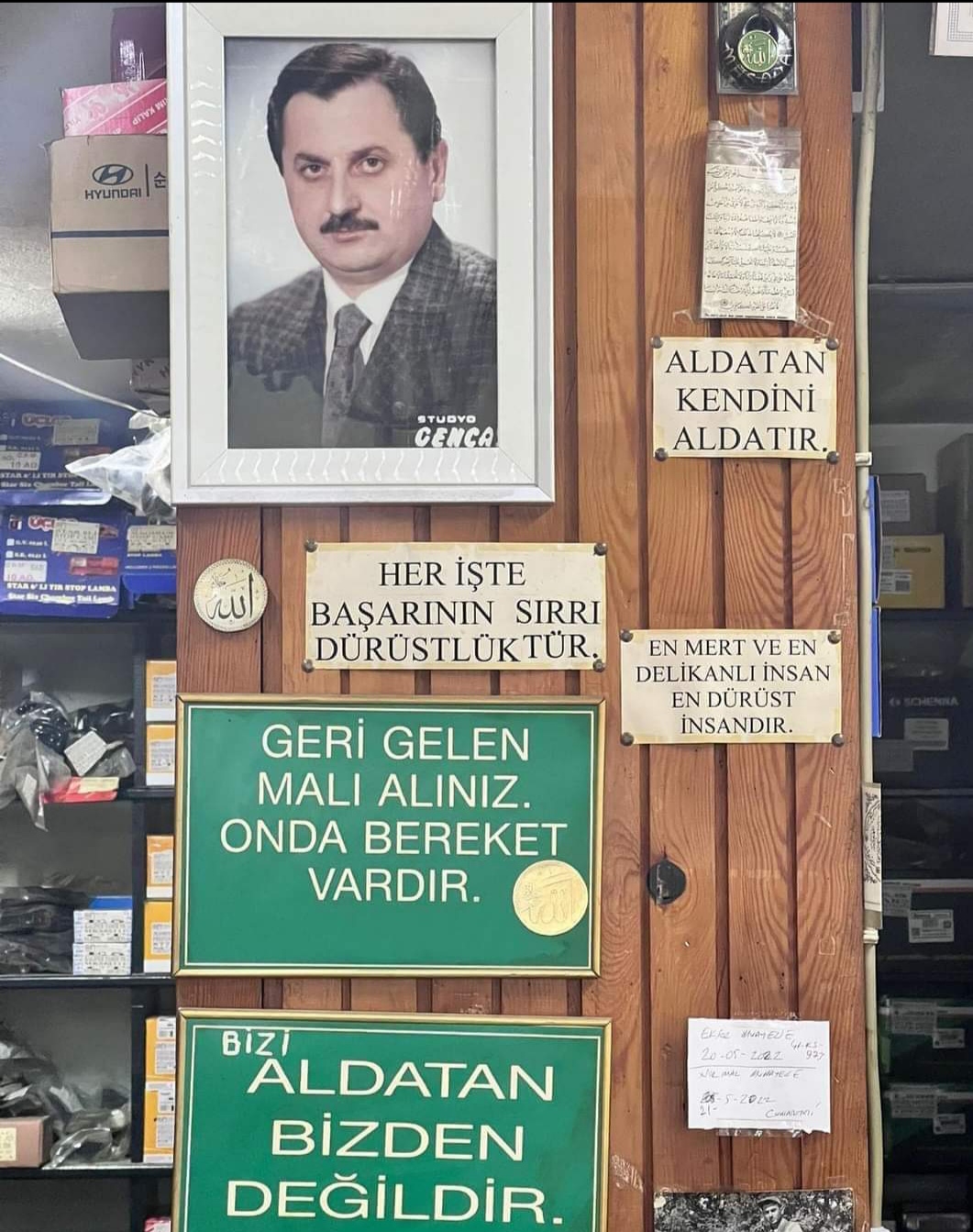 Ahlâklı esnaf ile tanışmak