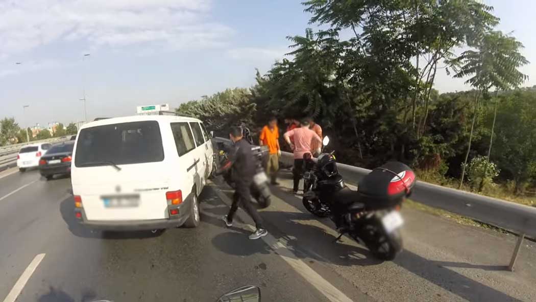 What dangers can be encountered while riding a motorcycle?