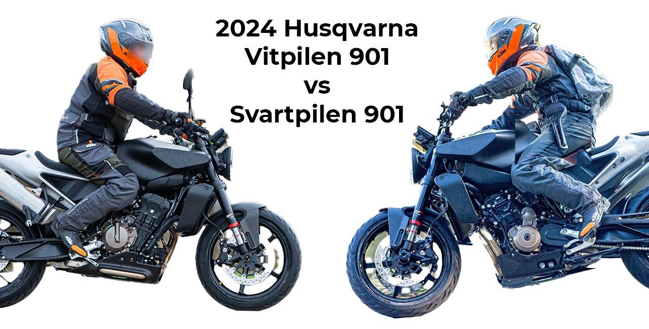 2024 Husqvarna Vitpilen 901 vs Svartpilen 901