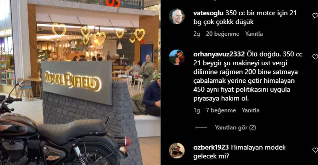 Royal Enfield Türkiye'ye Geldi